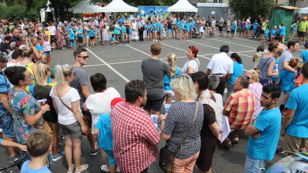 Die Kinderstadt Tiberanda 2018 verabschiedet sich mit einem DANKESCHÖN von seinen Bewohnerinnen und Bewohnern!