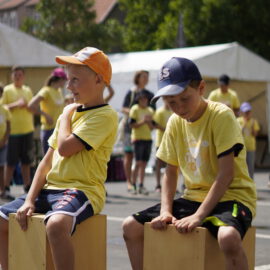 Impressionen vom 1. Tag der Kinderstadt